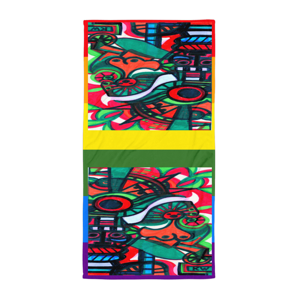 KW Gallery Artist Towel 21🛁 - Winter Sunshine Marketplace