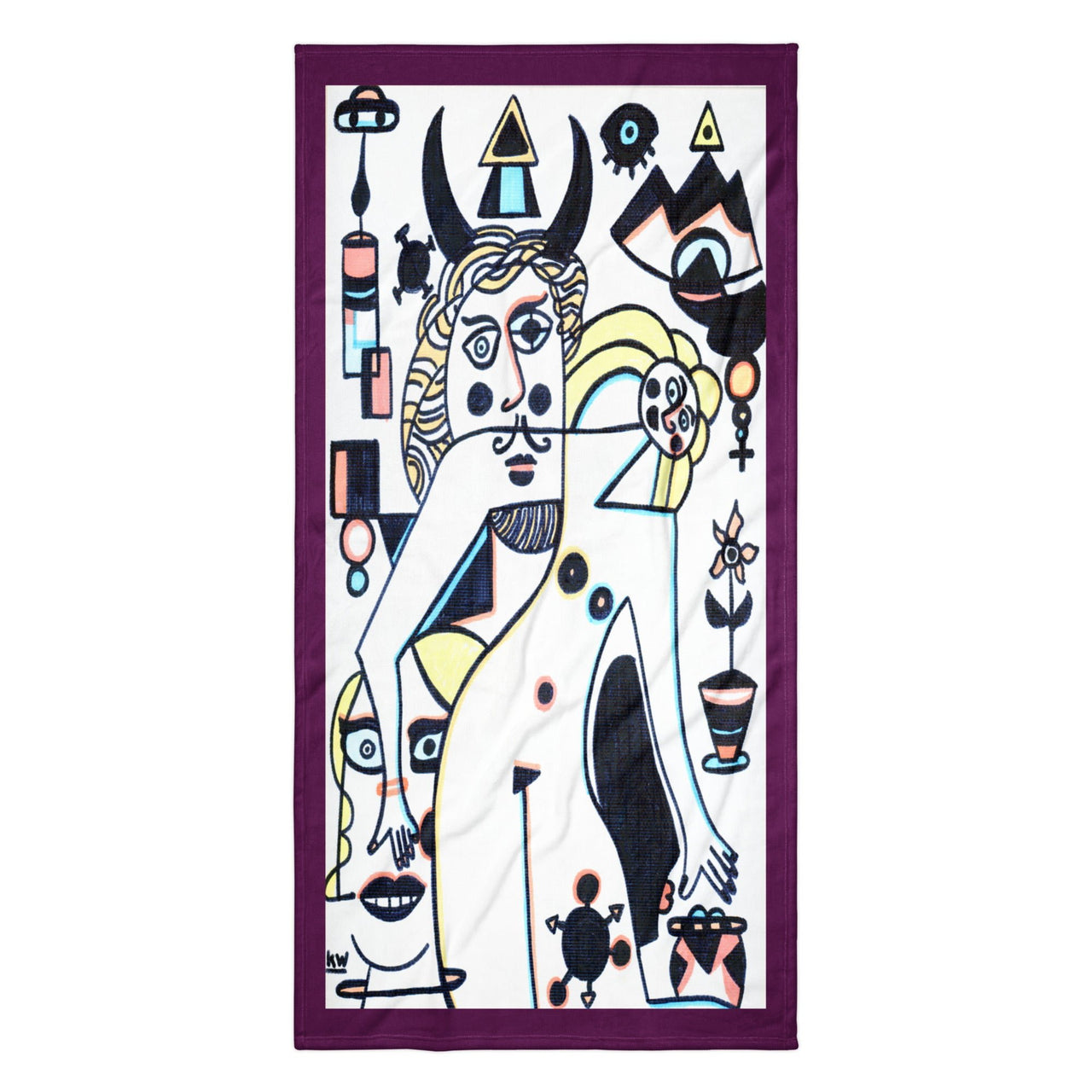 KW Gallery Artist Towel 41🛁 - Winter Sunshine Marketplace