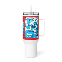 KW Gallery Brushstroke Travel Mug 29 - Winter Sunshine Marketplace