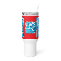 KW Gallery Brushstroke Travel Mug 29 - Winter Sunshine Marketplace
