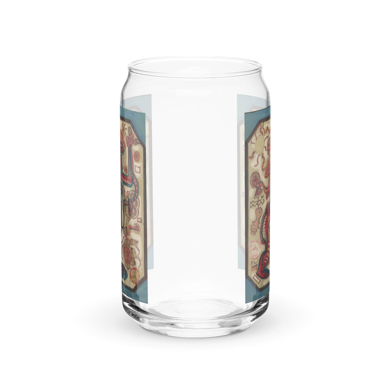 KW Gallery Craft Can Shaped Glass 30 β Elevate Your Beverage Experience! - Winter Sunshine Marketplace