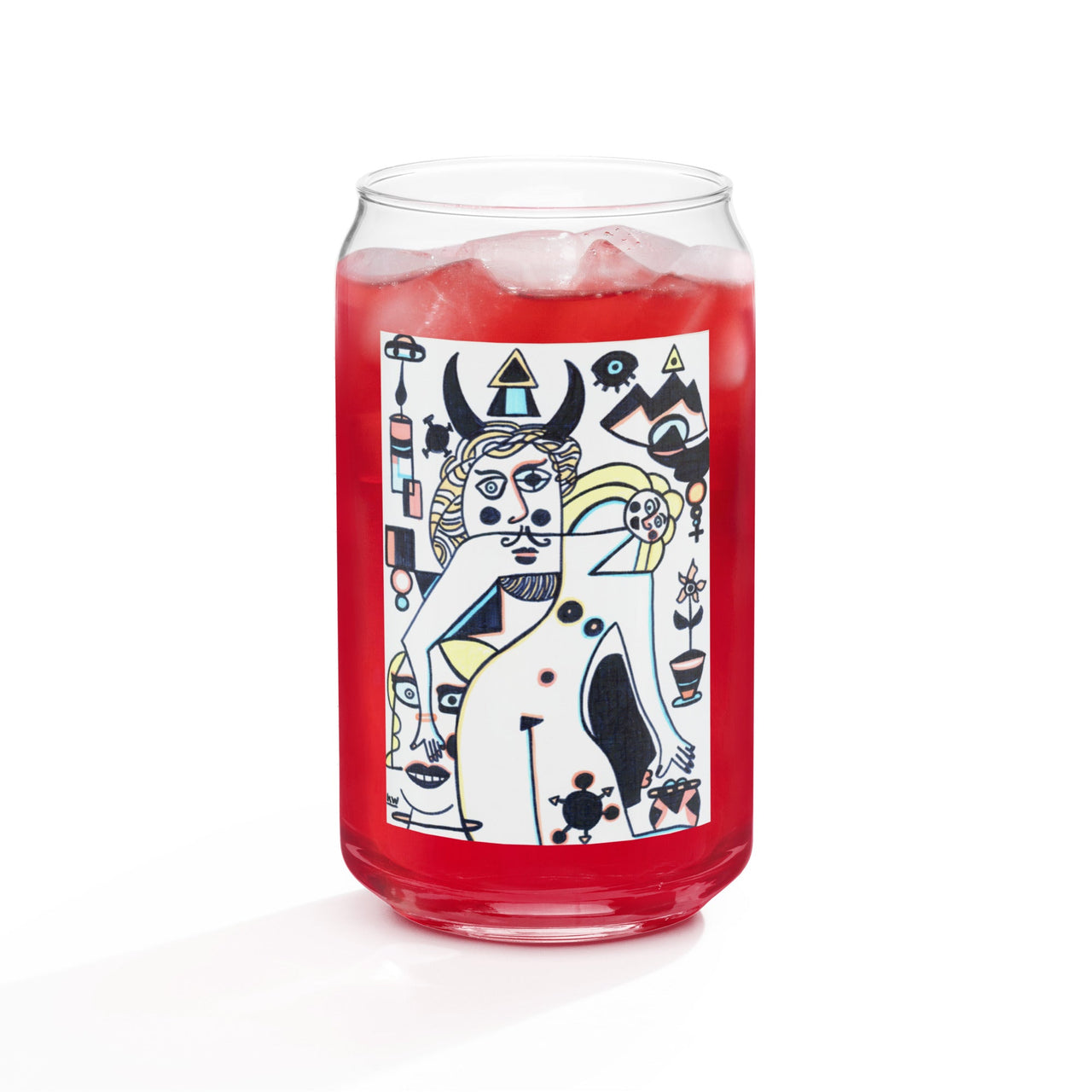 KW Gallery Craft Can Shaped Glass 41 – Elevate Your Beverage Experience! - Winter Sunshine Marketplace