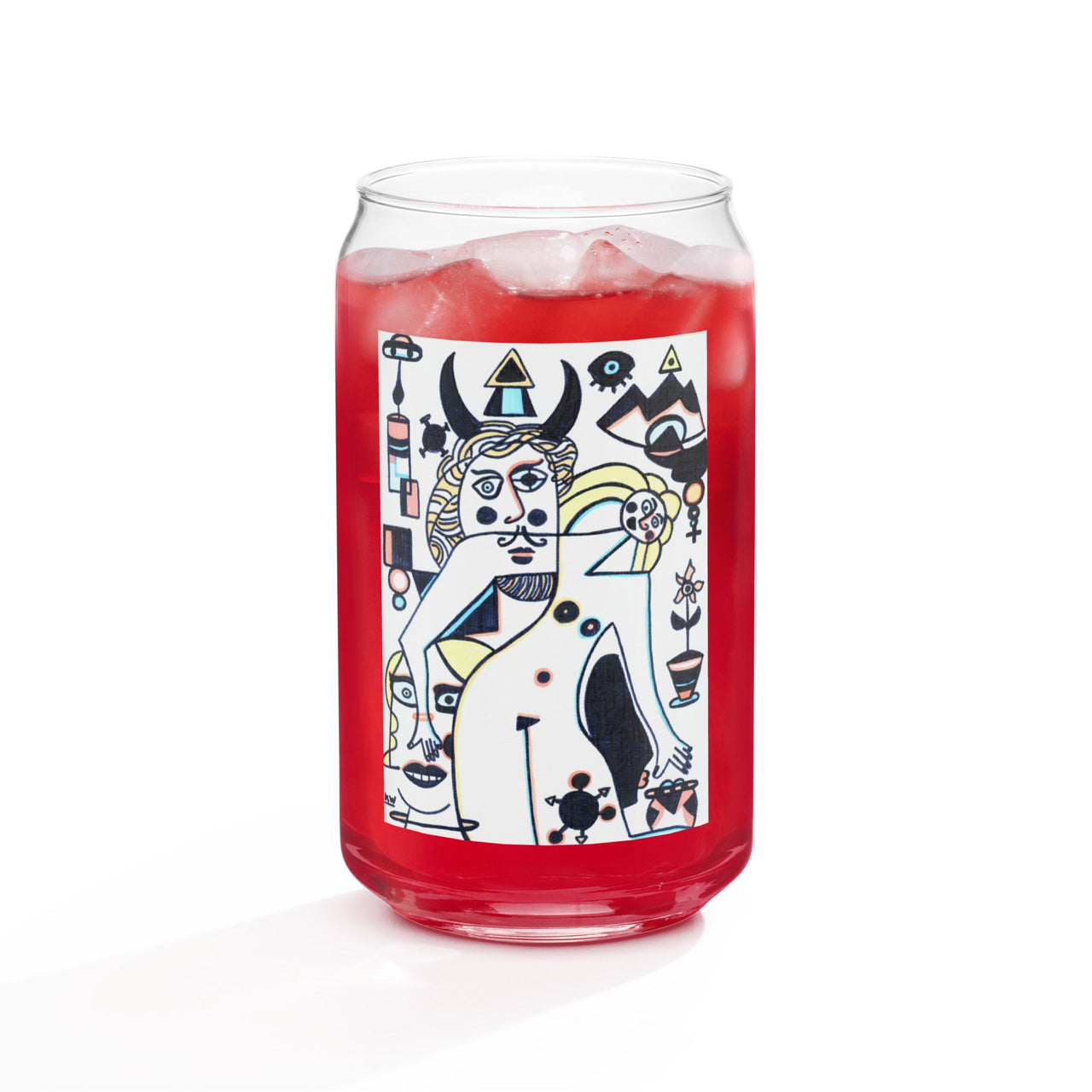 KW Gallery Craft Can Shaped Glass 41 – Elevate Your Beverage Experience! - Winter Sunshine Marketplace