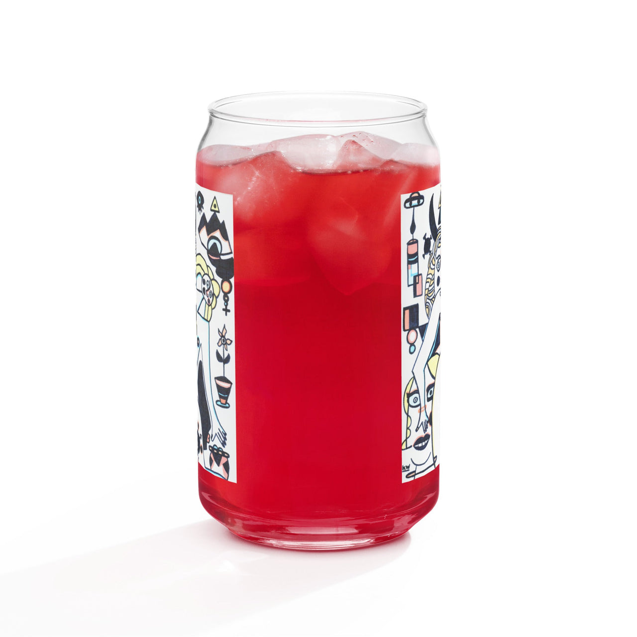 KW Gallery Craft Can Shaped Glass 41 – Elevate Your Beverage Experience! - Winter Sunshine Marketplace
