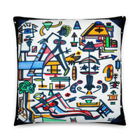 KW Gallery Dream Scape Pillow 26 (2 - Sided) - Winter Sunshine Marketplace