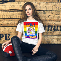 KW Gallery Wearable Art Tee 🏳️🌈 “Pride is Power” Pride Edition Tee - Winter Sunshine Marketplace