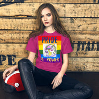 KW Gallery Wearable Art Tee 🏳️🌈 “Pride is Power” Pride Edition Tee - Winter Sunshine Marketplace