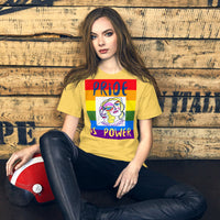 KW Gallery Wearable Art Tee 🏳️🌈 “Pride is Power” Pride Edition Tee - Winter Sunshine Marketplace