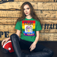 KW Gallery Wearable Art Tee 🏳️🌈 “Pride is Power” Pride Edition Tee - Winter Sunshine Marketplace
