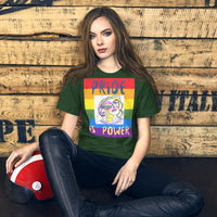 KW Gallery Wearable Art Tee 🏳️🌈 “Pride is Power” Pride Edition Tee - Winter Sunshine Marketplace