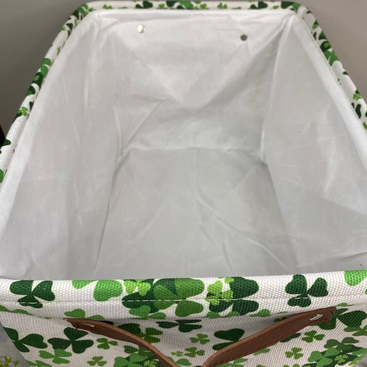 Pop Up Canvas Basket - St. Patrickβs Day #2 - Winter Sunshine Marketplace