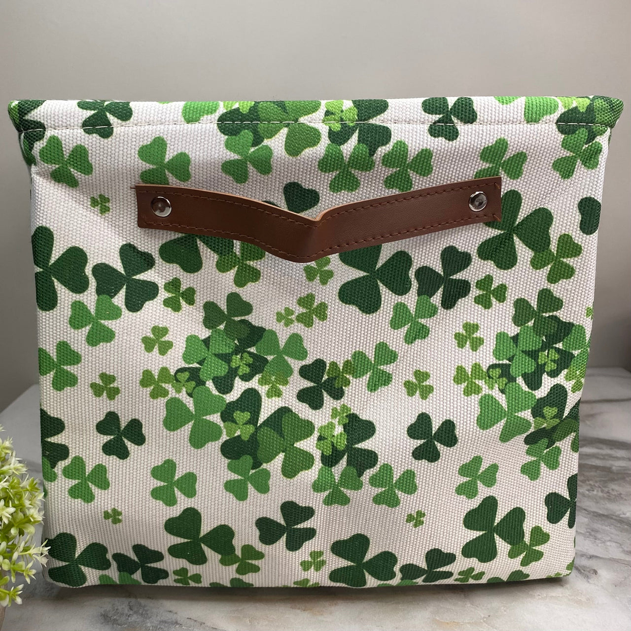 Pop Up Canvas Basket - St. Patrickβs Day #2 - Winter Sunshine Marketplace