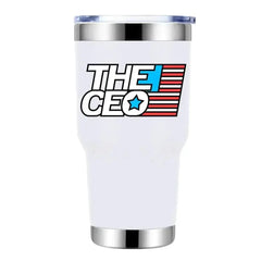 American Flag The CEO 30oz Insulated Vacuum Sealed Tumbler