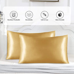 Beauty Sleep Satin Pillowcases 2/Pack