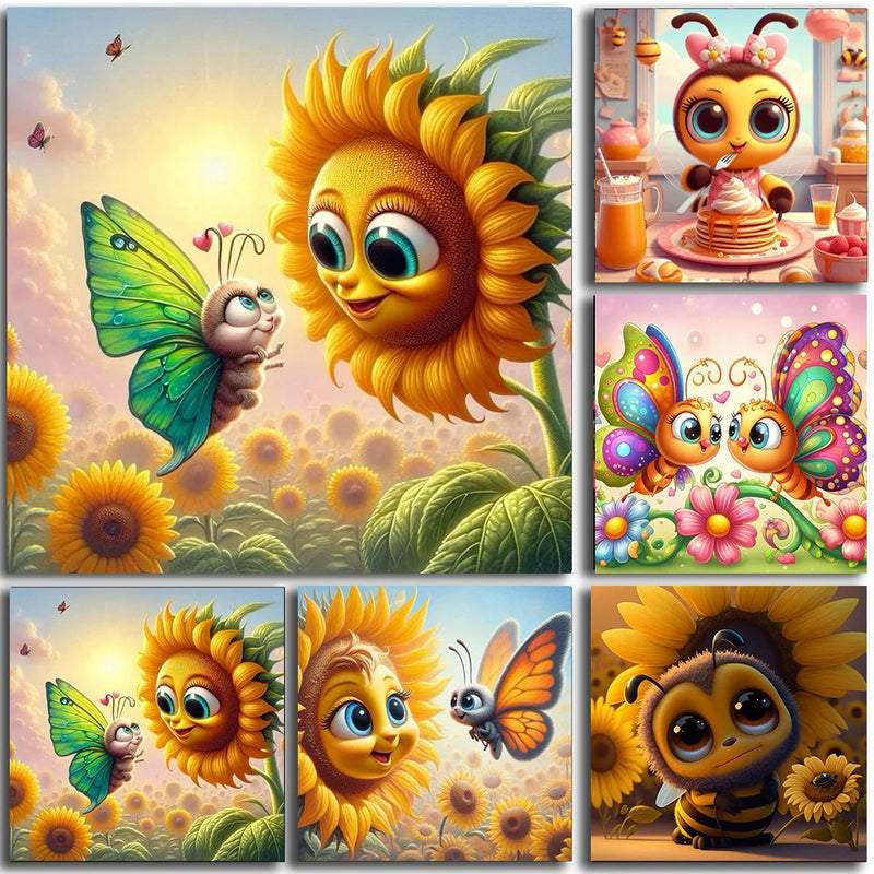 Cute Cartooned Art Diamond Painting