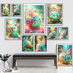 Cartoon Cute Snail Diamond Paintings