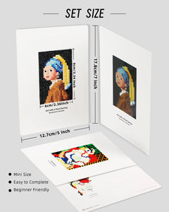 12PCS Mini Postcards Diamond Painting