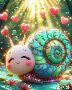 Cartoon Cute Snail Diamond Paintings