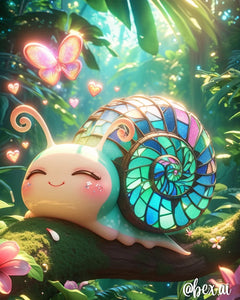 Cartoon Cute Snail Diamond Paintings