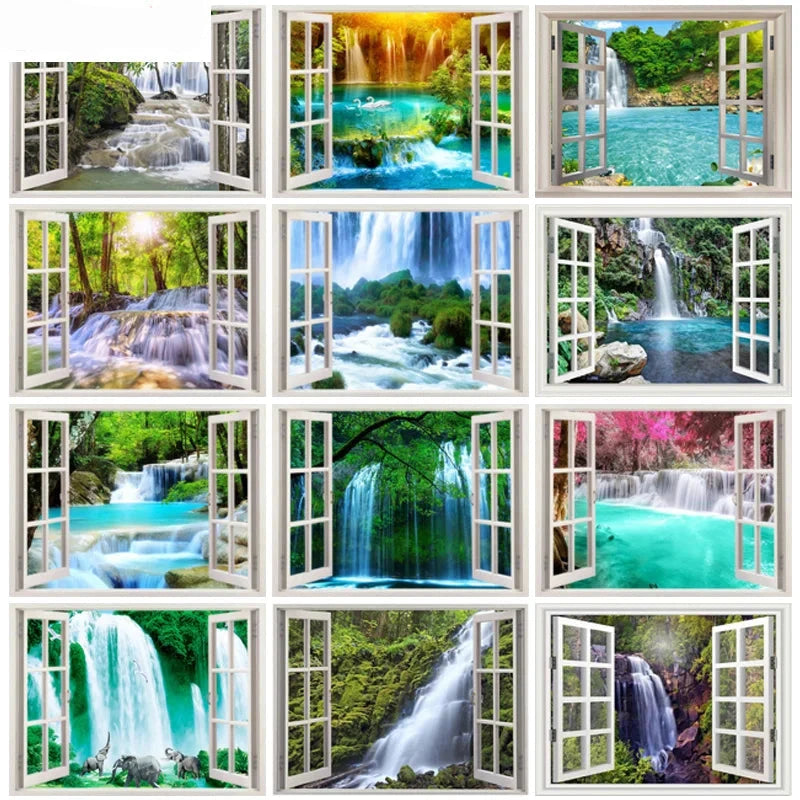 Scenery Waterfalls Diamond Painting