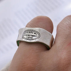 You Are My Everything" Love Ring