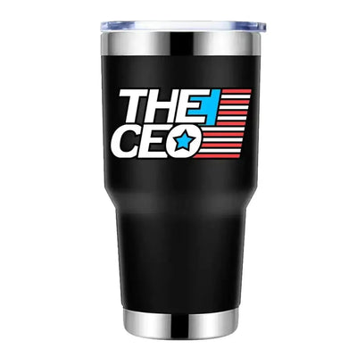 American Flag The CEO 30oz Insulated Vacuum Sealed Tumbler