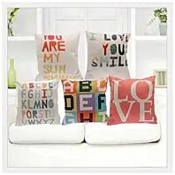 ABC Of Love Cushion Covers - Winter Sunshine Marketplace