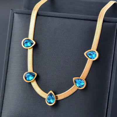 Azure necklace - Winter Sunshine Marketplace