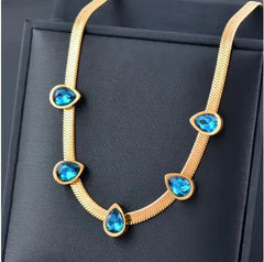 Azure necklace - Winter Sunshine Marketplace