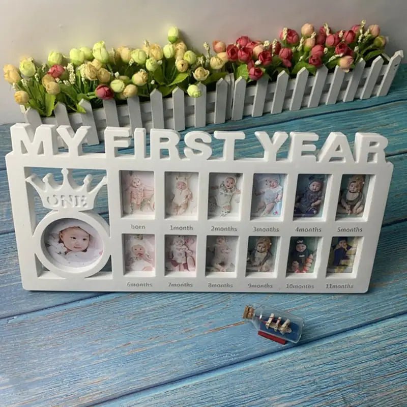 Baby First Year Picture Frame - Winter Sunshine Marketplace