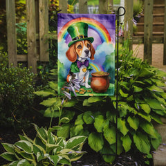 Beagle St Patrick's Day Garden Flag - Winter Sunshine Marketplace