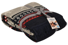 Blanket Carmelo Navy Blue - Winter Sunshine Marketplace