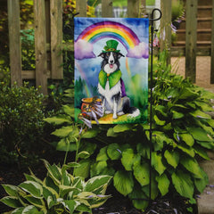 Borzoi St Patrick's Day Garden Flag - Winter Sunshine Marketplace