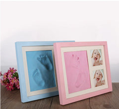 Cherished Moments: Baby Hand & Footprint Kit with Solid Wooden Frame - A Timeless Growth Memory Gift! - Winter Sunshine Marketplace