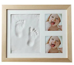 Cherished Moments: Baby Hand & Footprint Kit with Solid Wooden Frame - A Timeless Growth Memory Gift! - Winter Sunshine Marketplace