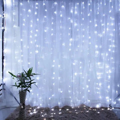 Christmas Curtain Lights - Winter Sunshine Marketplace