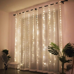 Christmas Curtain Lights - Winter Sunshine Marketplace