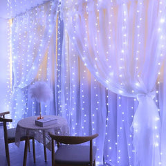 Christmas Curtain Lights - Winter Sunshine Marketplace