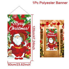 Christmas Door Banner - Winter Sunshine Marketplace