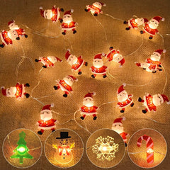 Christmas Santa String Light - Winter Sunshine Marketplace