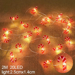 Christmas Santa String Light - Winter Sunshine Marketplace