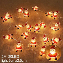 Christmas Santa String Light - Winter Sunshine Marketplace