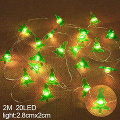 Christmas Santa String Light - Winter Sunshine Marketplace