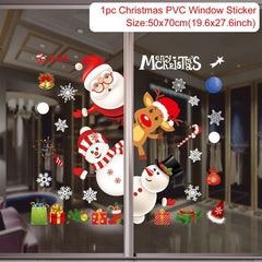 Christmas Window Sticker Decor - Winter Sunshine Marketplace