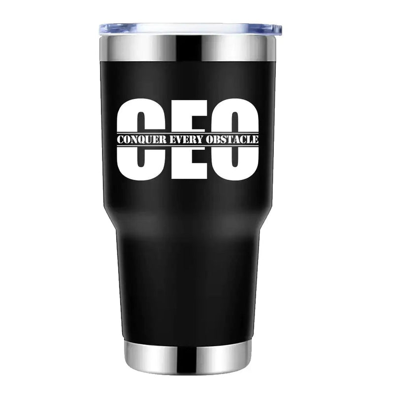 Conquer Every Obstacle CEO 30oz Insulated Tumbler - Winter Sunshine Marketplace