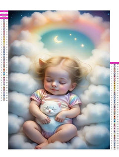 Cute Baby Diamond Painting - Winter Sunshine Marketplace