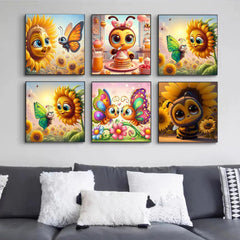 Cute Cartooned Art Diamond Painting - Winter Sunshine Marketplace