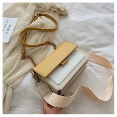 Designer Leather Crossbody Shopping Bag - Winter Sunshine Marketplace