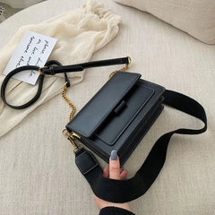 Designer Leather Crossbody Shopping Bag - Winter Sunshine Marketplace