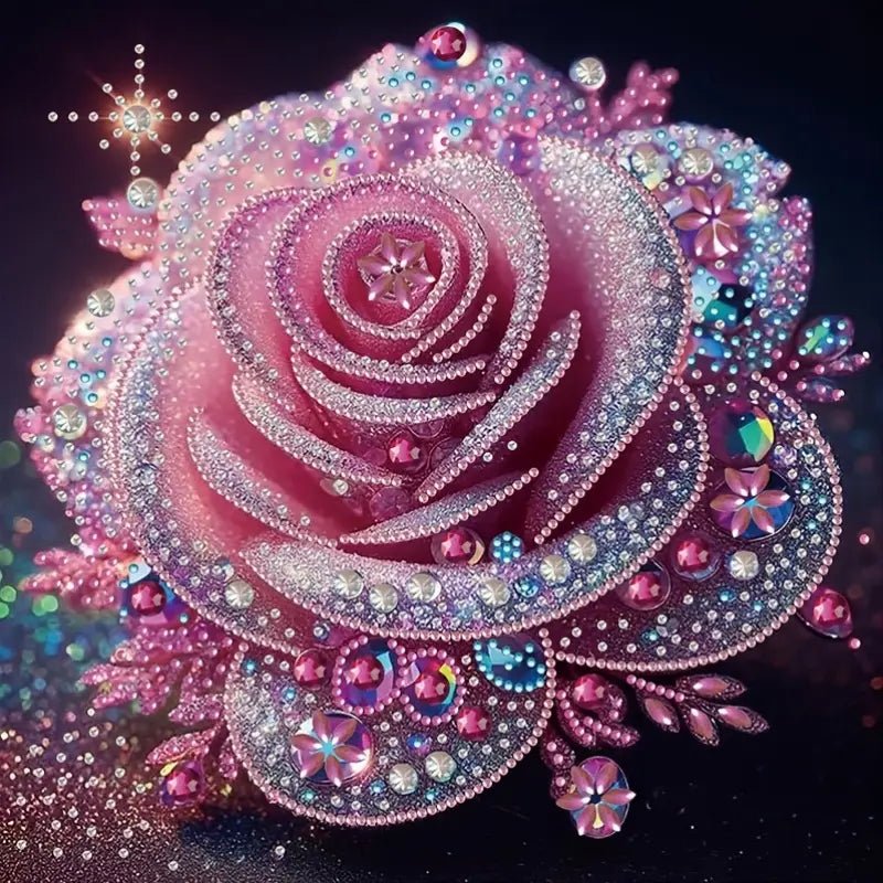 Diamond Painting Crystal Rose - Winter Sunshine Marketplace
